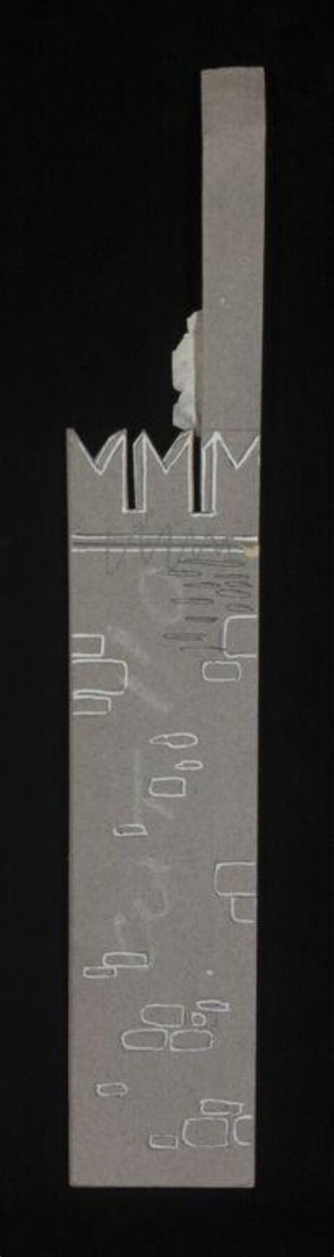 Abstract Gray Minimalist Geometric Artwork