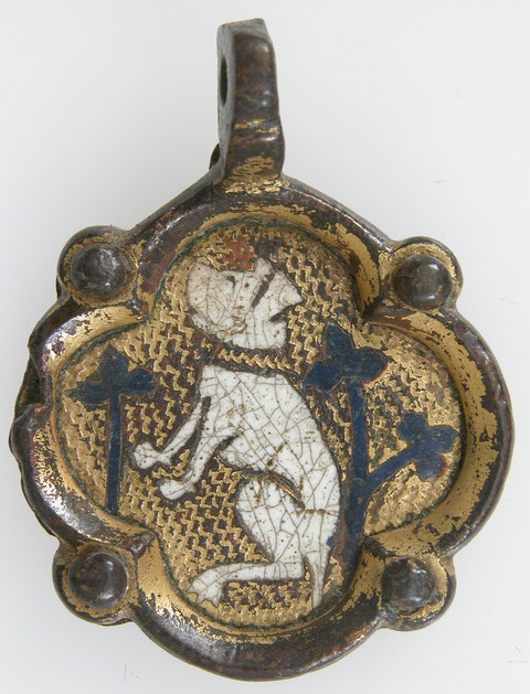 Medieval Enamel Rabbit Pendant