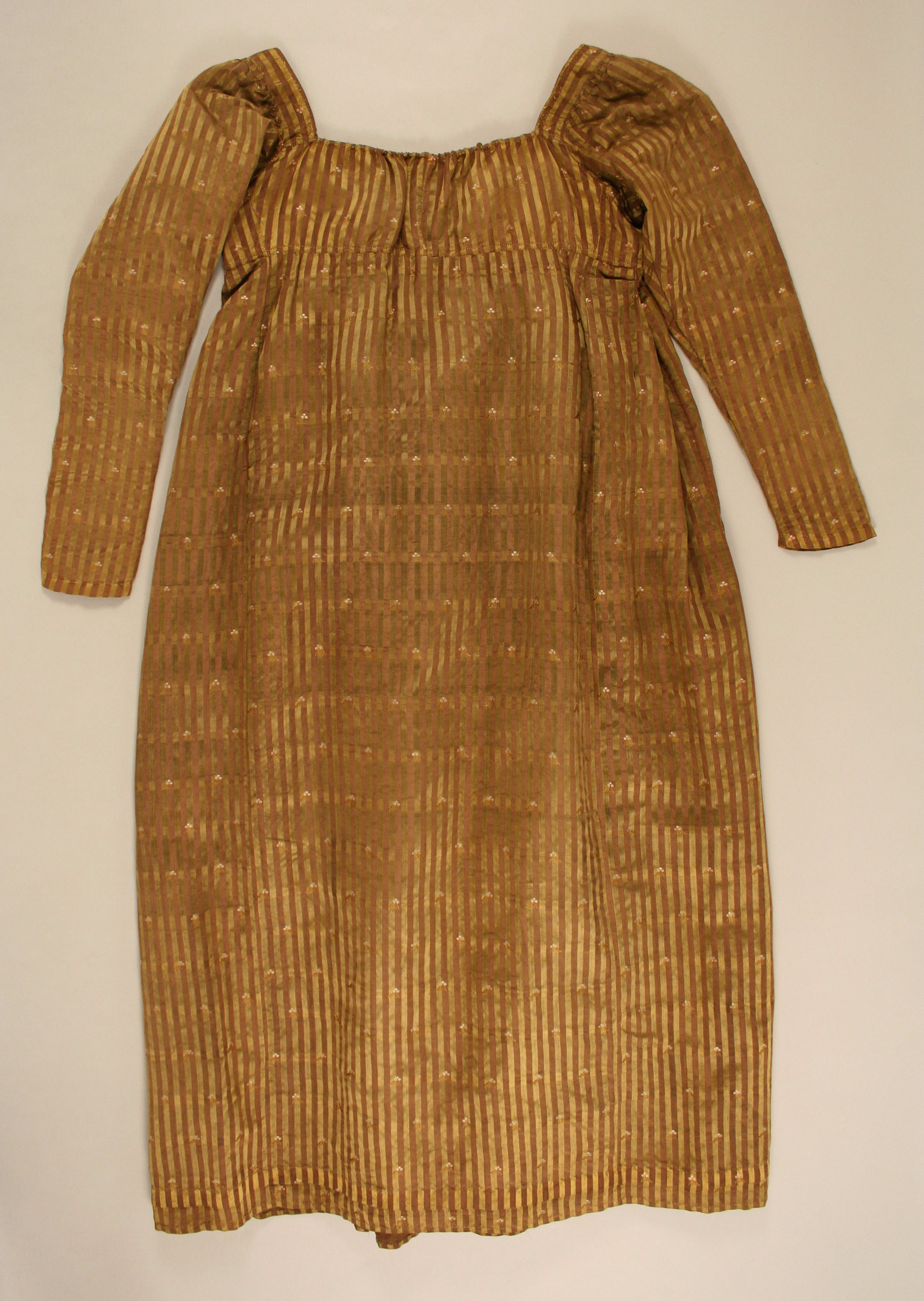Vintage Striped Long Dress