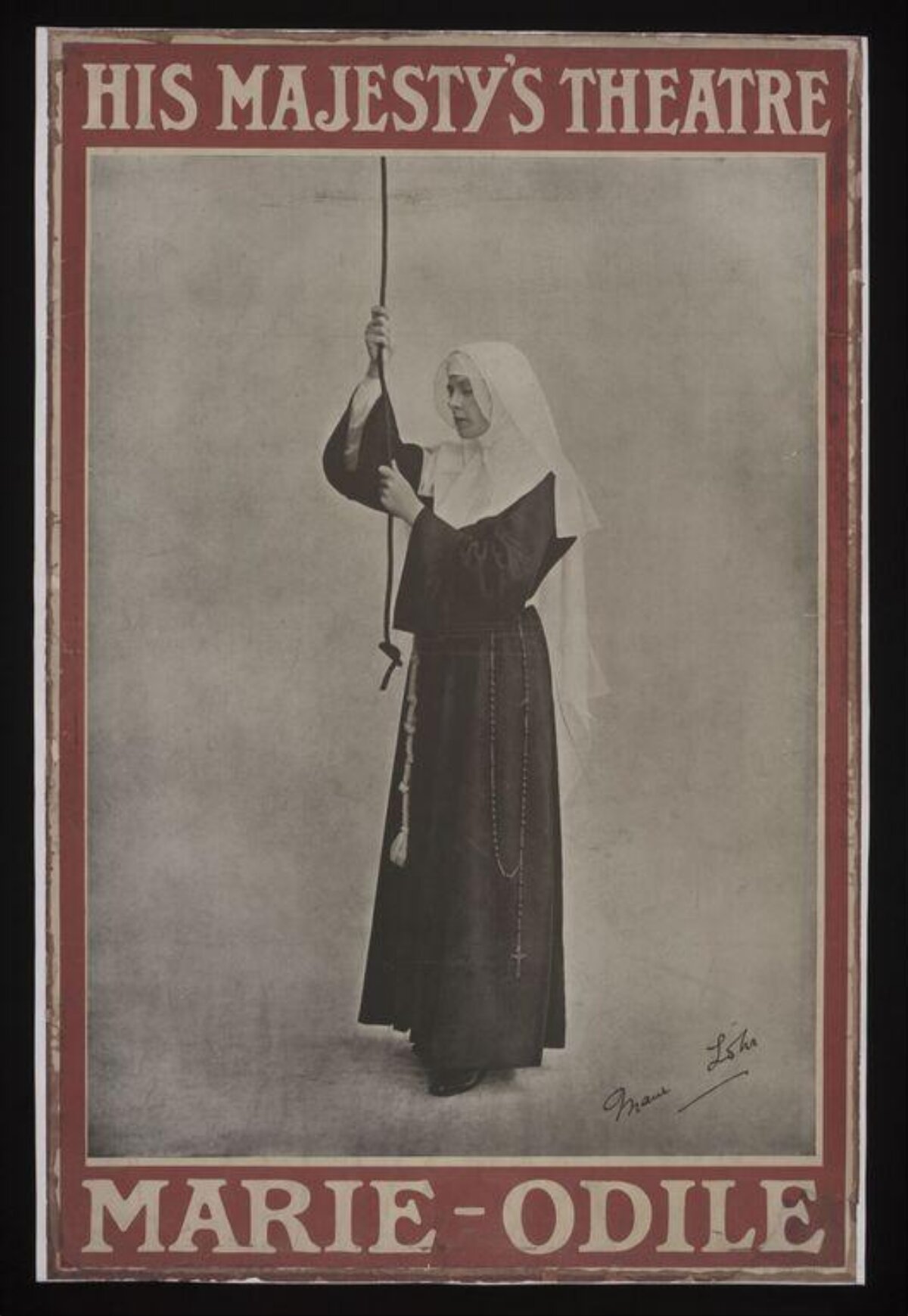Vintage Marie-Odile Theatre Poster