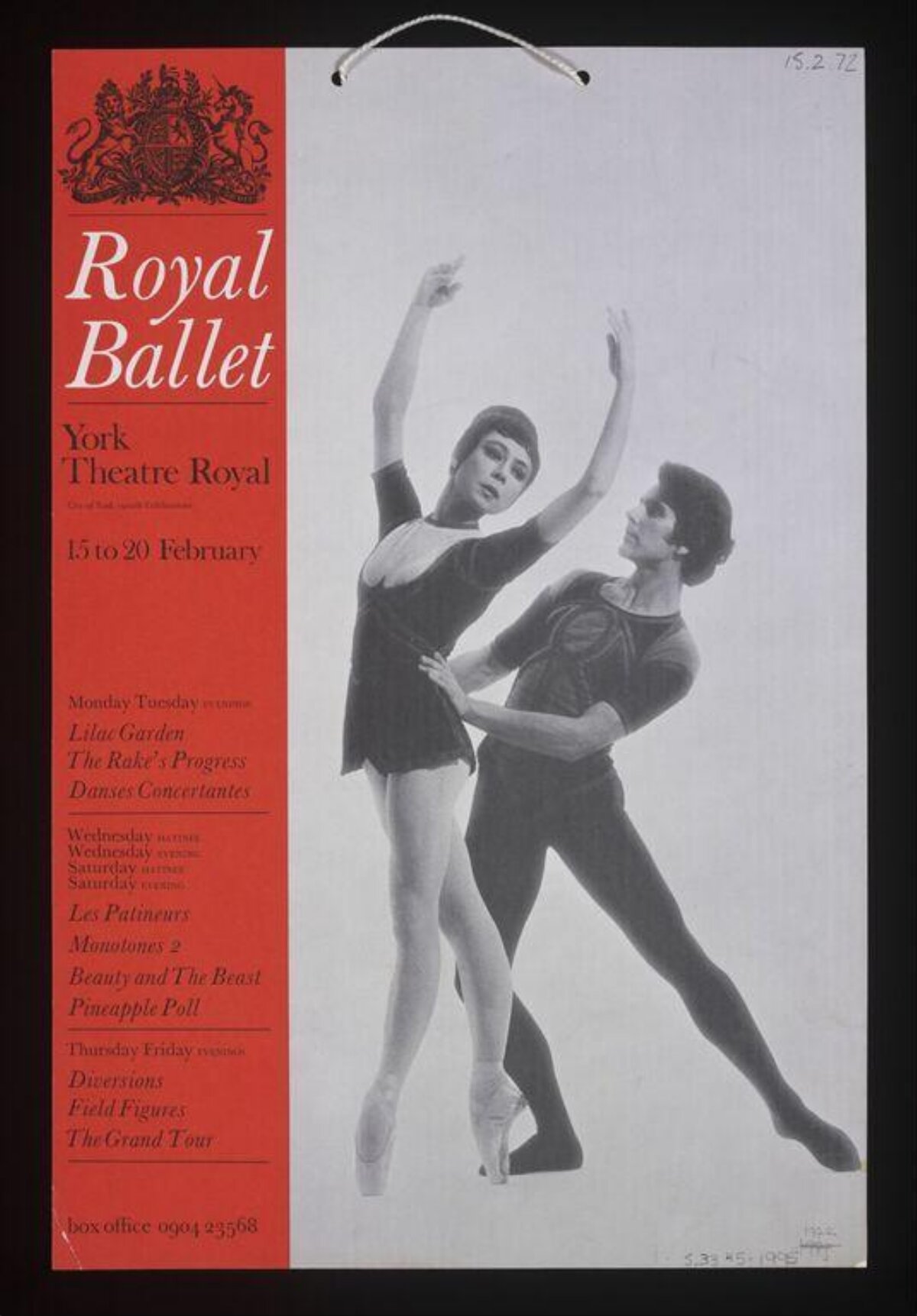 Royal Ballet Performance Poster