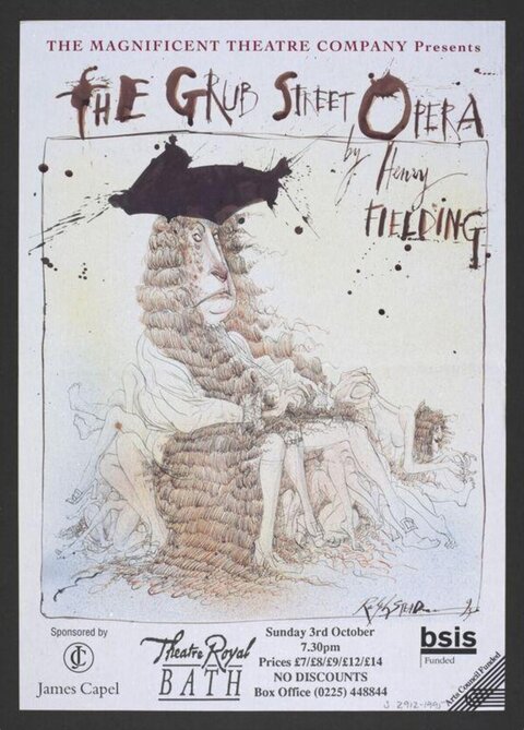 The Grub Street Opera Theatre Poster