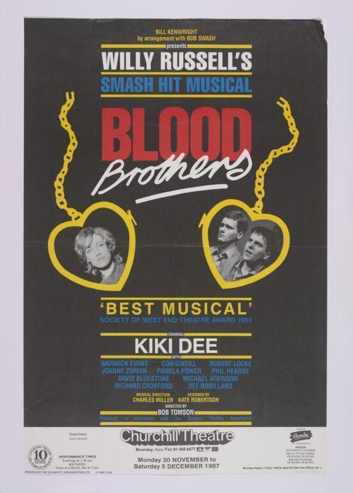 Blood Brothers Musical Poster