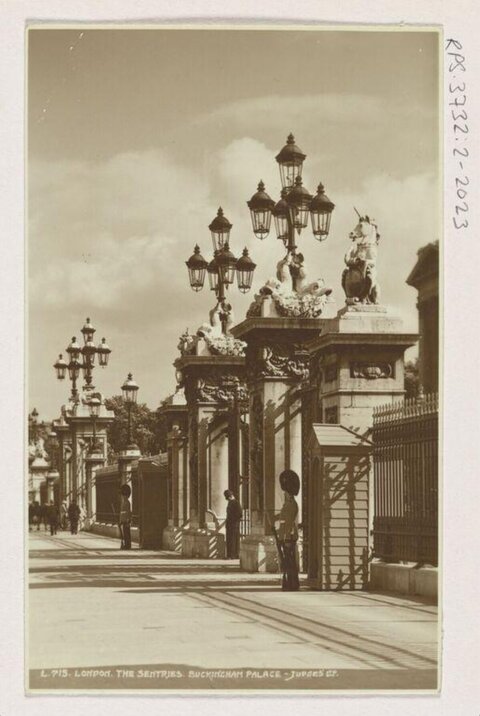 Vintage Sentries at Buckingham Palace Gate