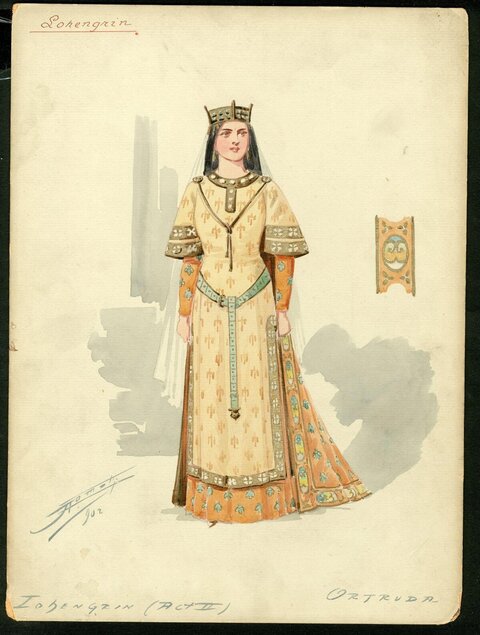 Ortruda Costume Design for Lohengrin