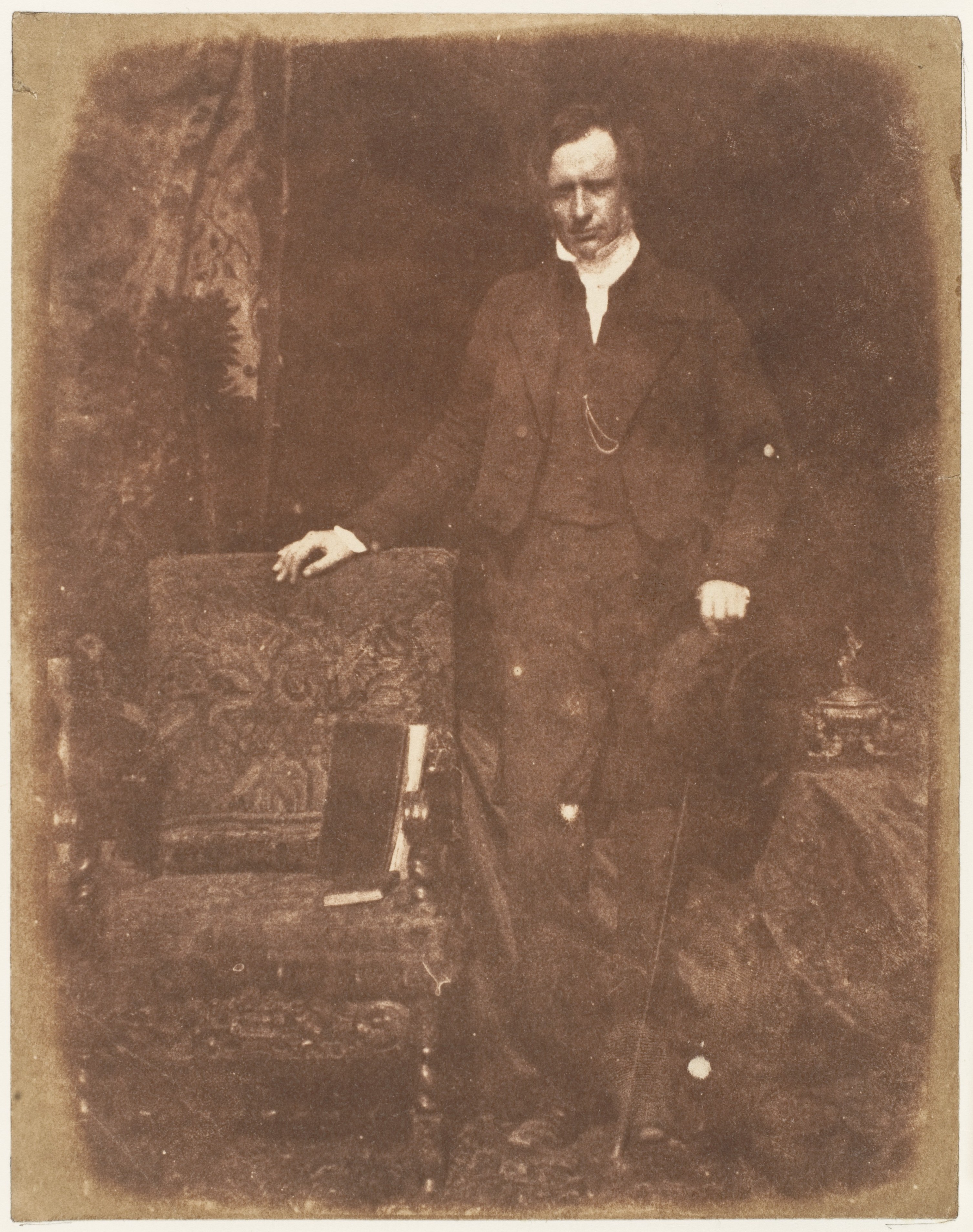 Vintage Portrait of Standing Gentleman