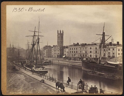 Vintage Bristol Harbor View