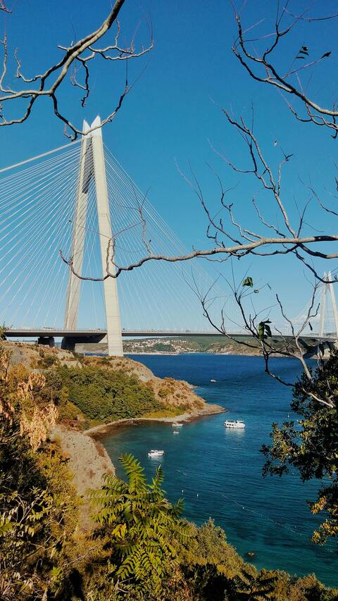Bosphorus Cable-Stayed Bridge View