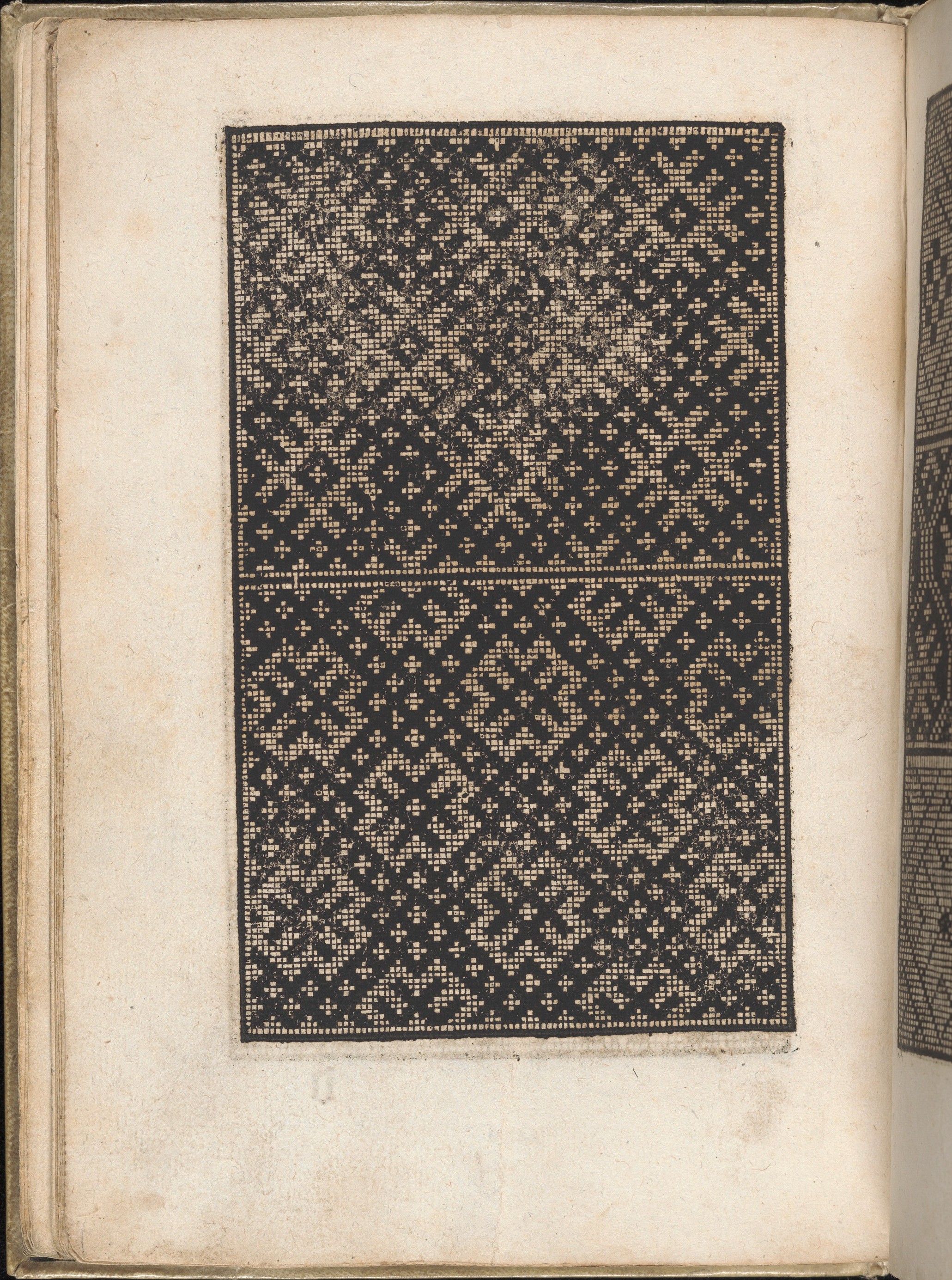 Antique Cross-Stitch Pattern Page