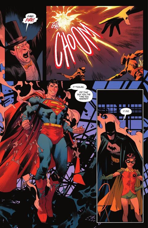 Superman Batman and Robin Comic Page