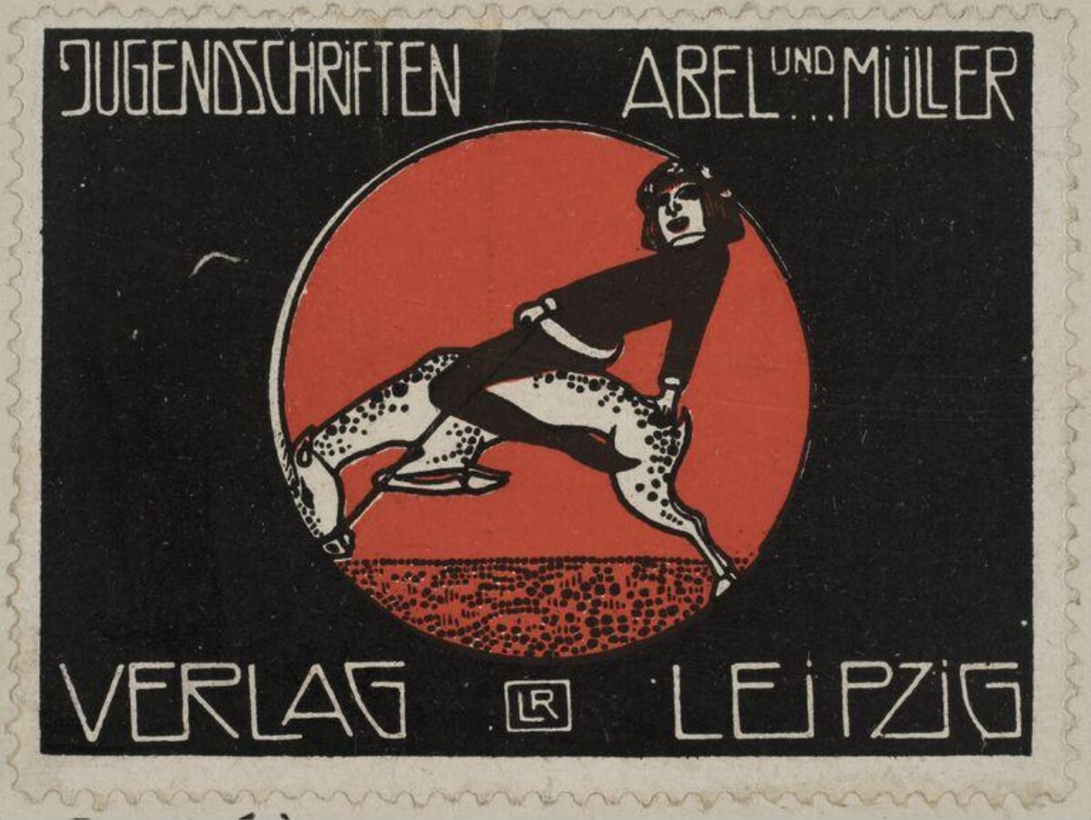 Vintage German Publishing House Stamp