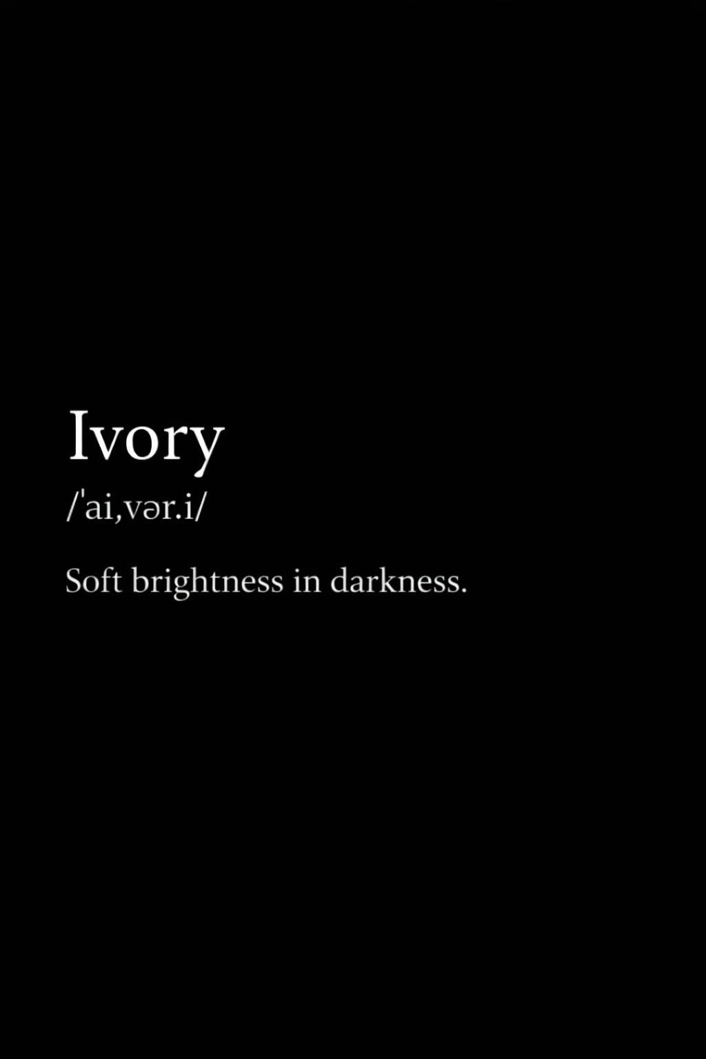 Definition of the Word Ivory