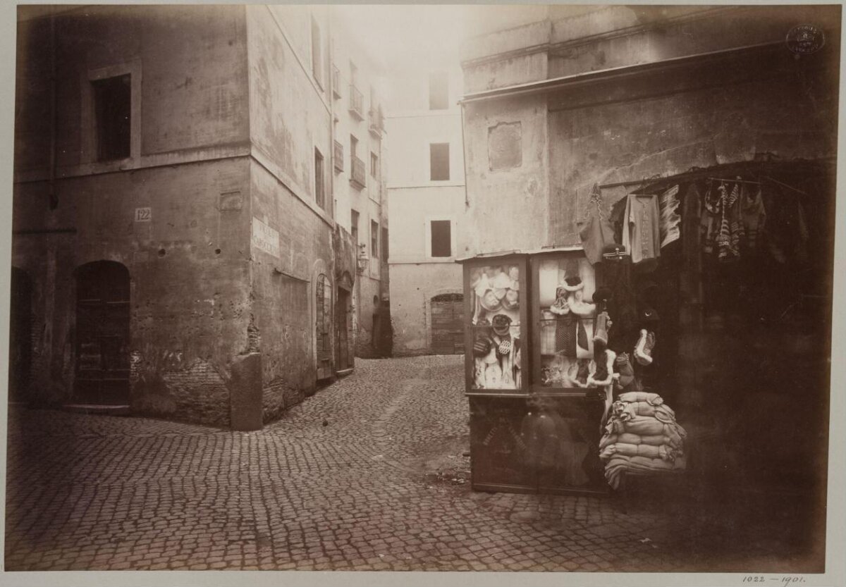 Vintage Street Corner Clothing Stall