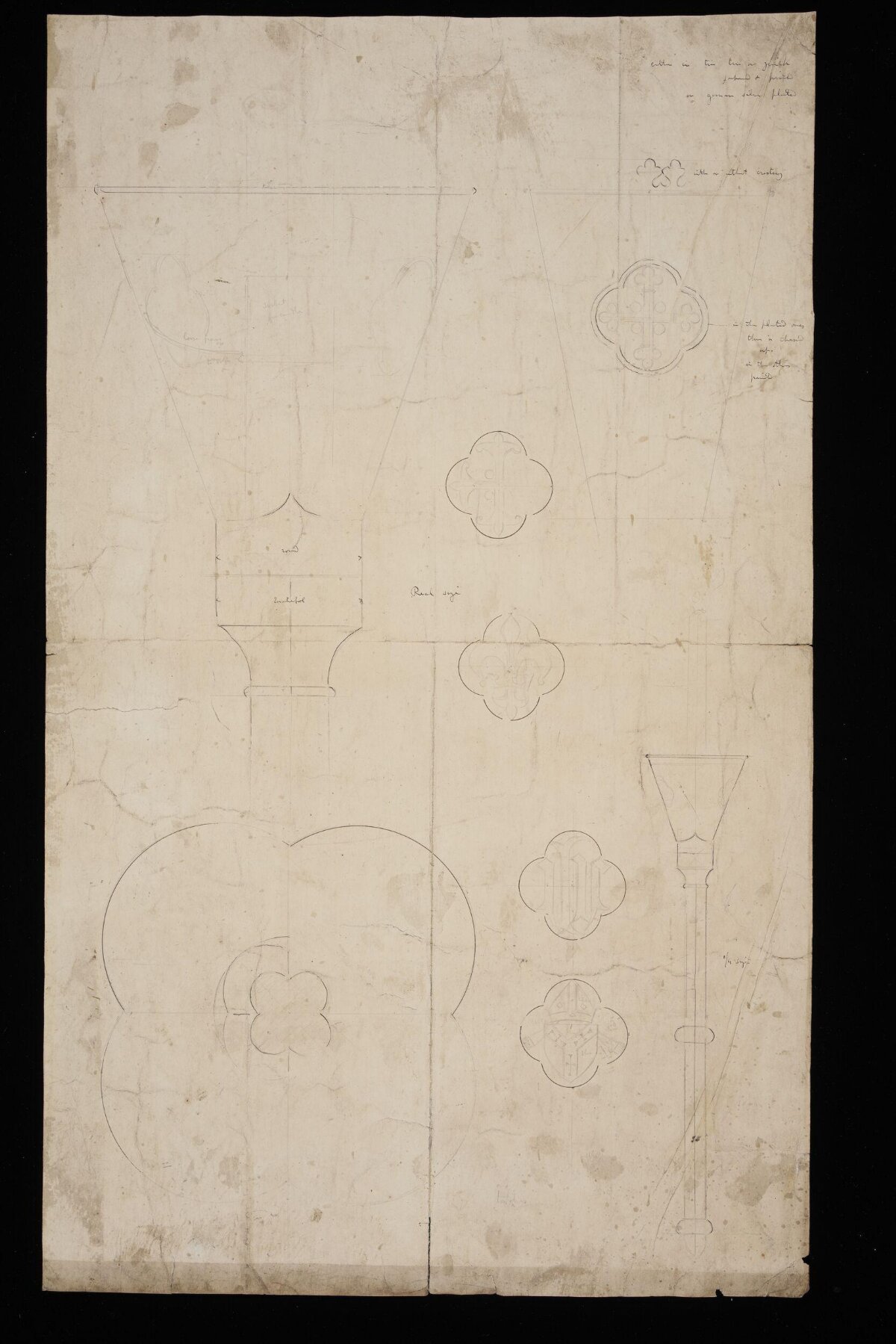 Hand-drawn Architectural Ornament Sketch