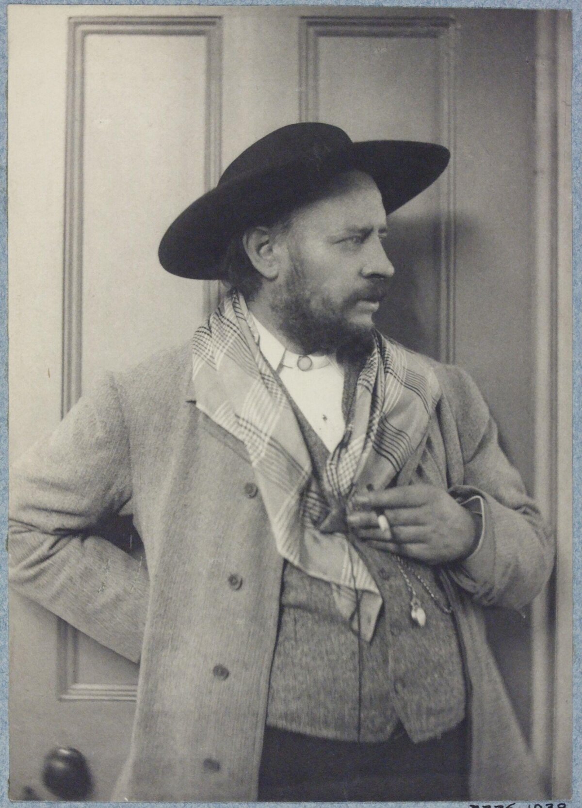 Vintage Portrait of Bearded Man