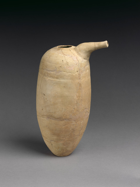 Ancient Repaired Clay Ewer
