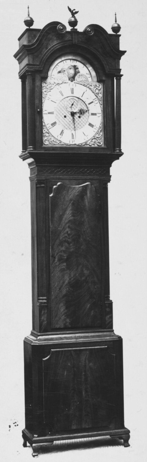Antique Wooden Grandfather Clock