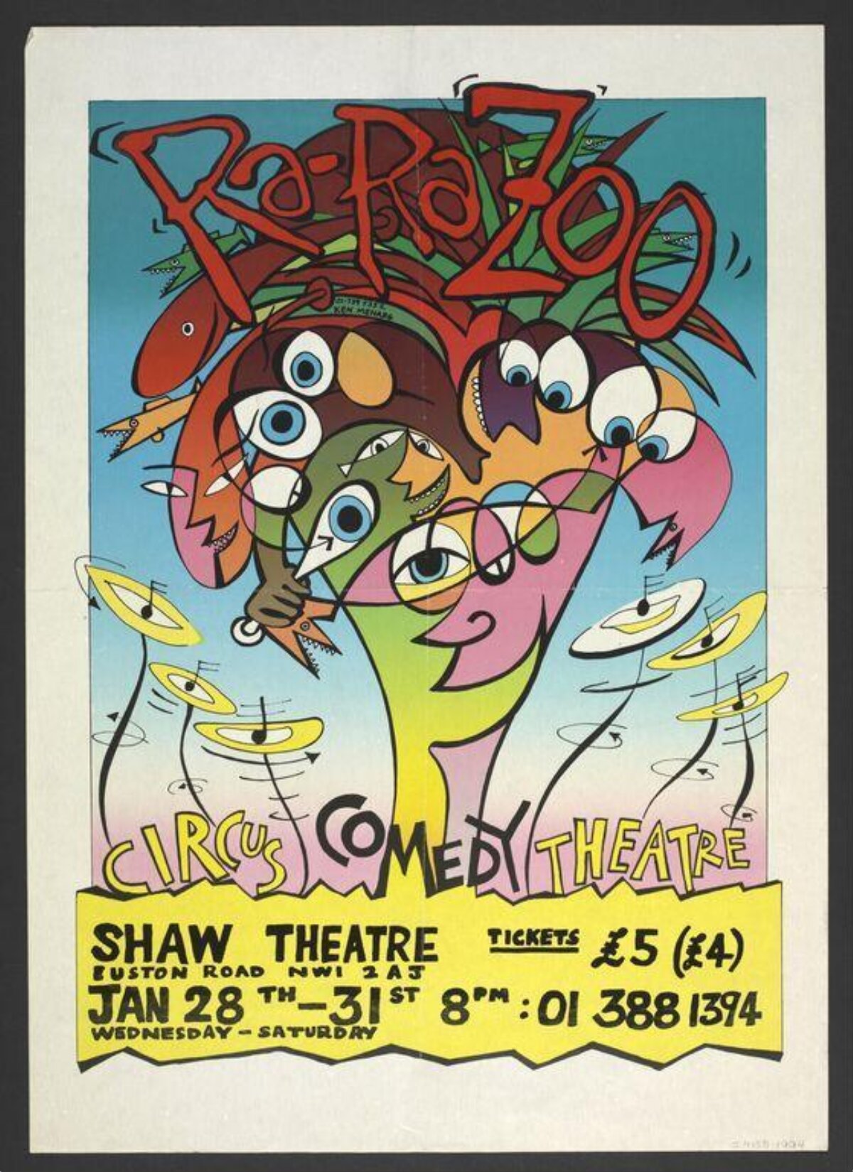 Ra-Ra-Zoo Comedy Show Poster