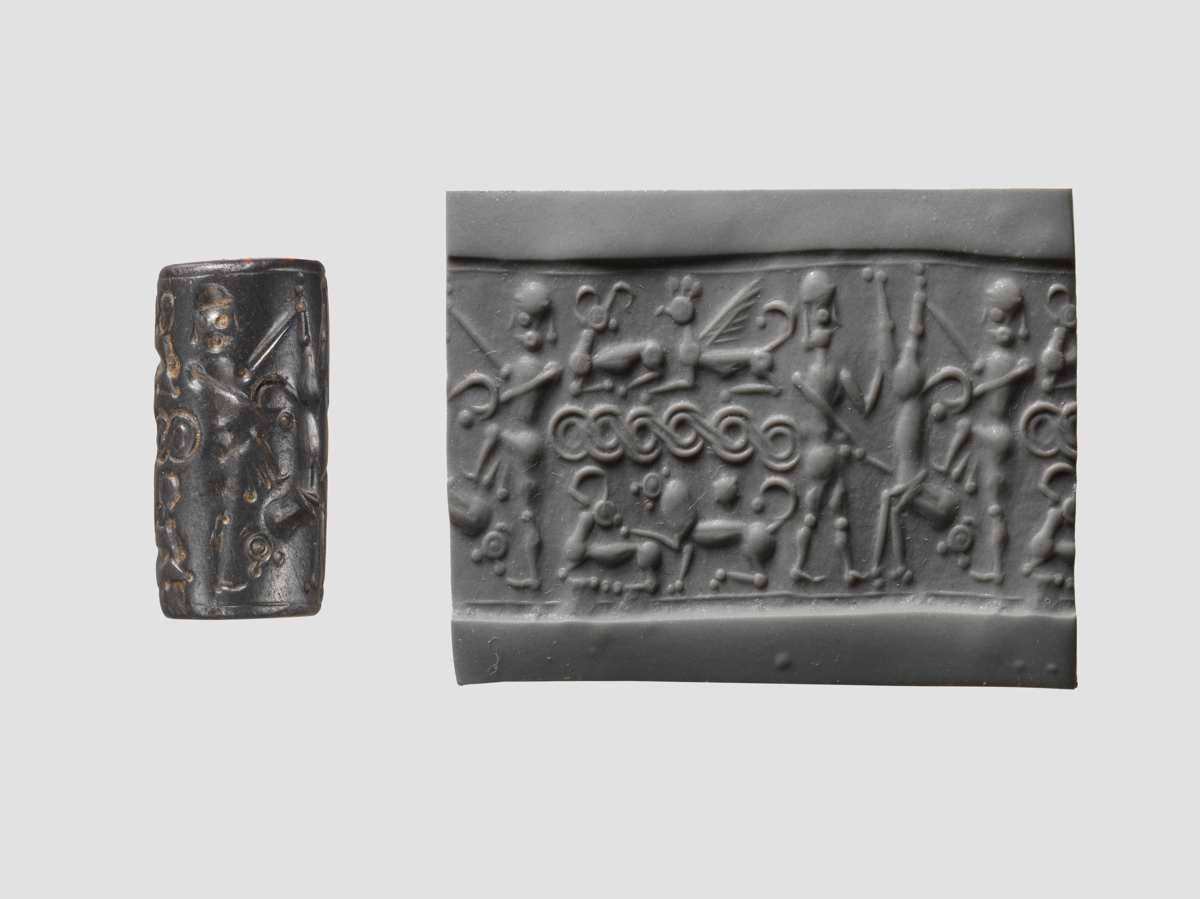 Ancient Cylinder Seal and Impression