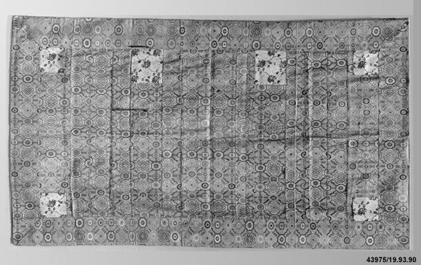 Antique Geometric Patterned Textile Fragment