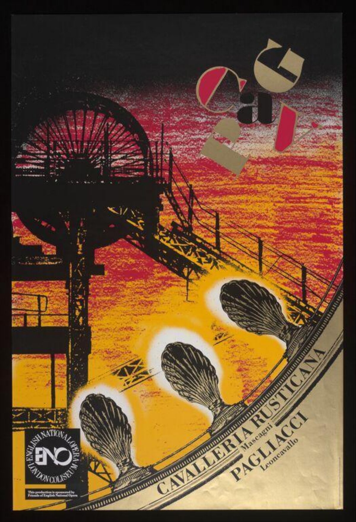 Cavalleria Rusticana Pagliacci Opera Poster