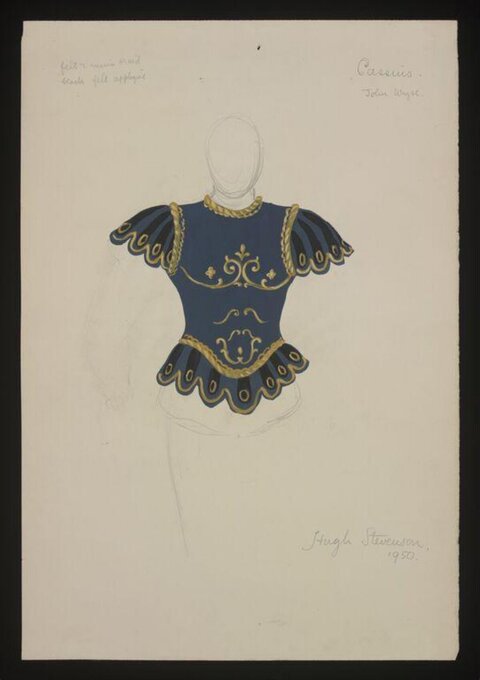 1950 Costume Design Sketch