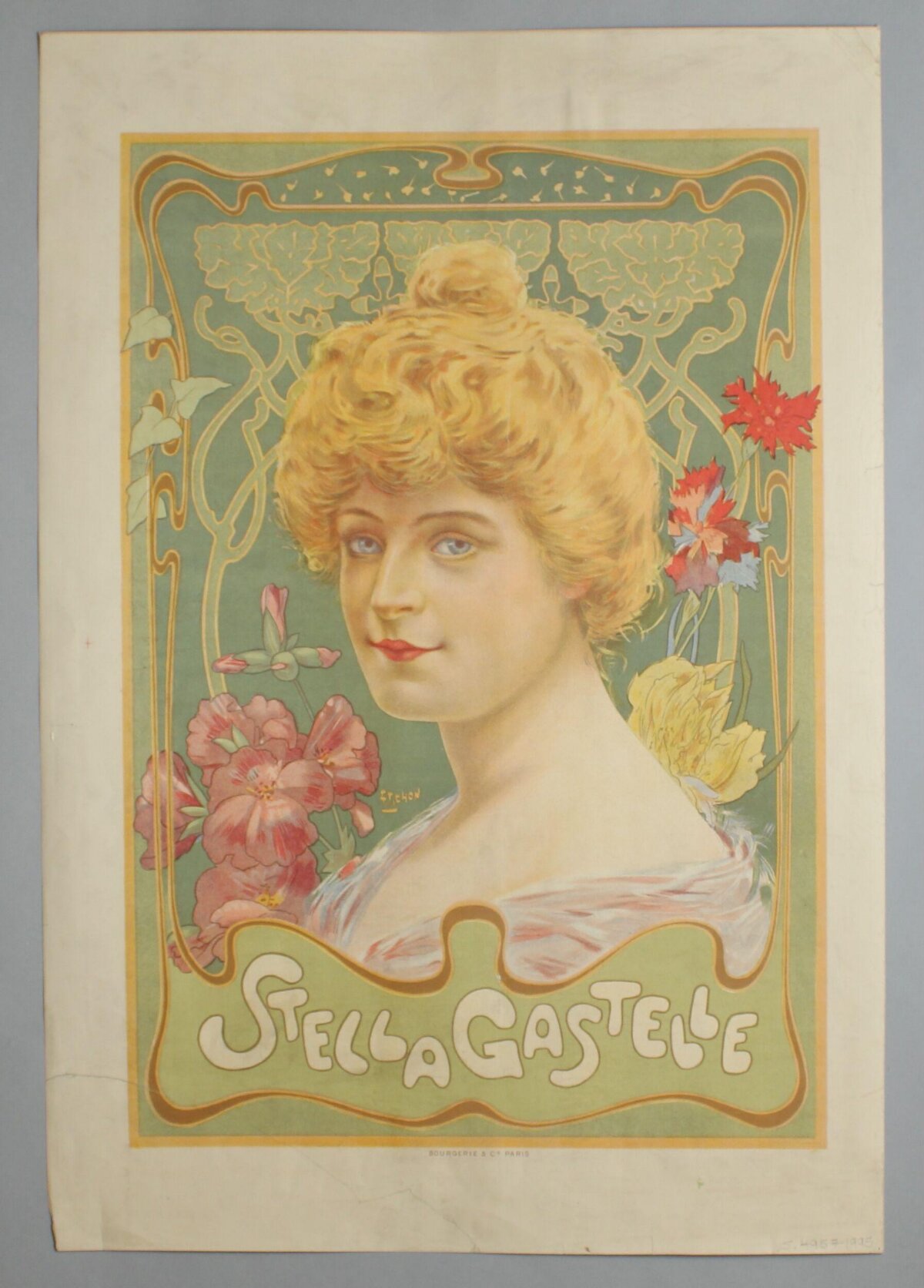Stella Gastelle Art Nouveau Poster