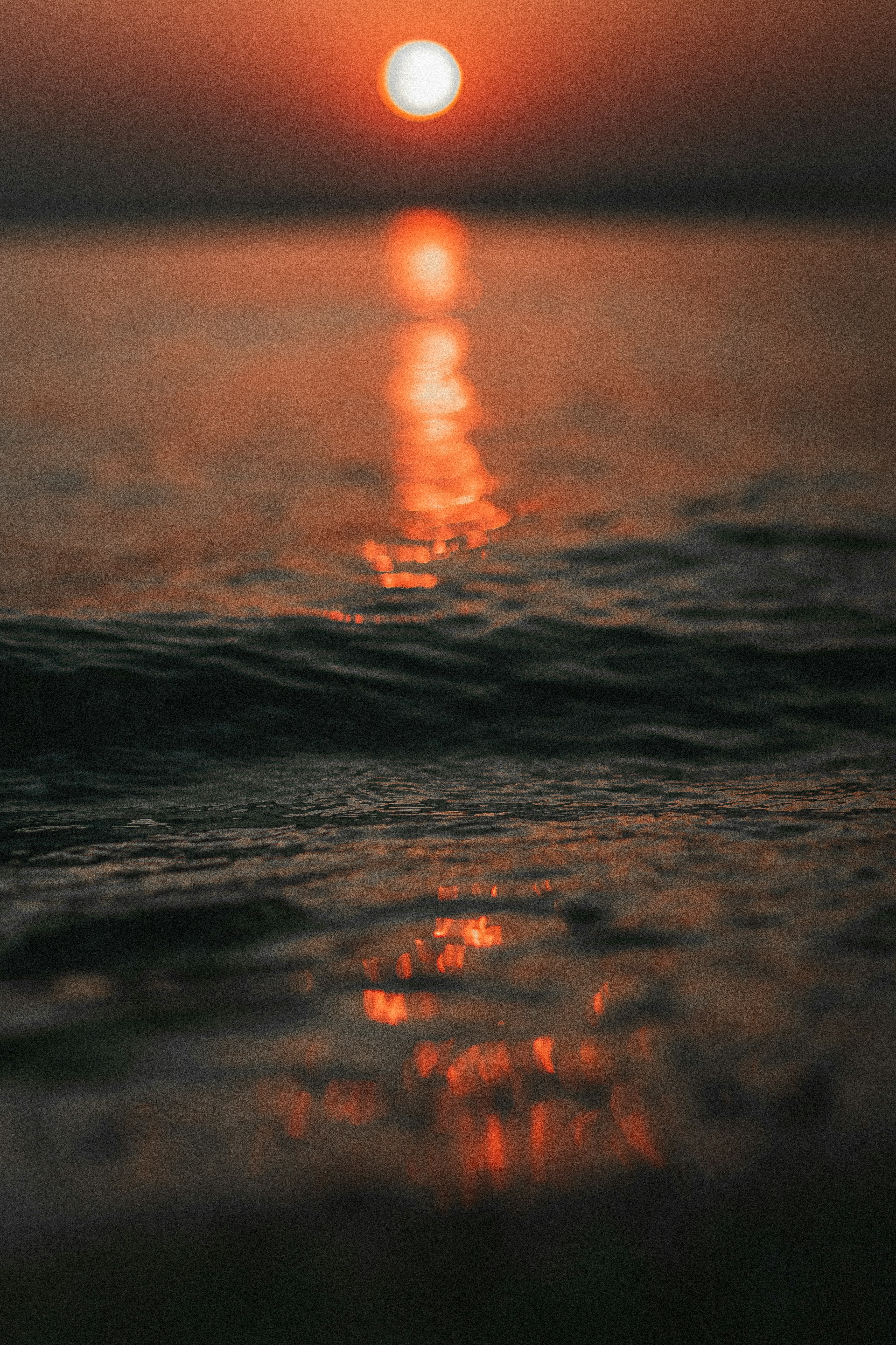 Sunset Over Calm Water