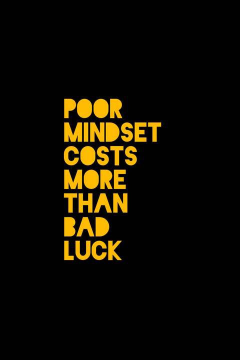 Poor Mindset Motivational Quote