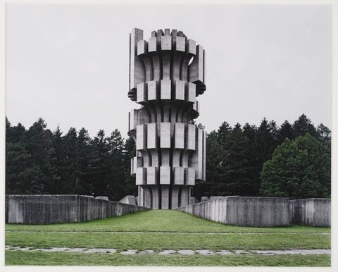 Brutalist Concrete War Memorial