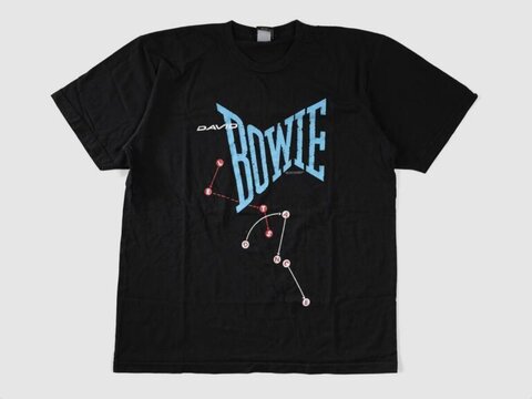 Black David Bowie Printed T-Shirt