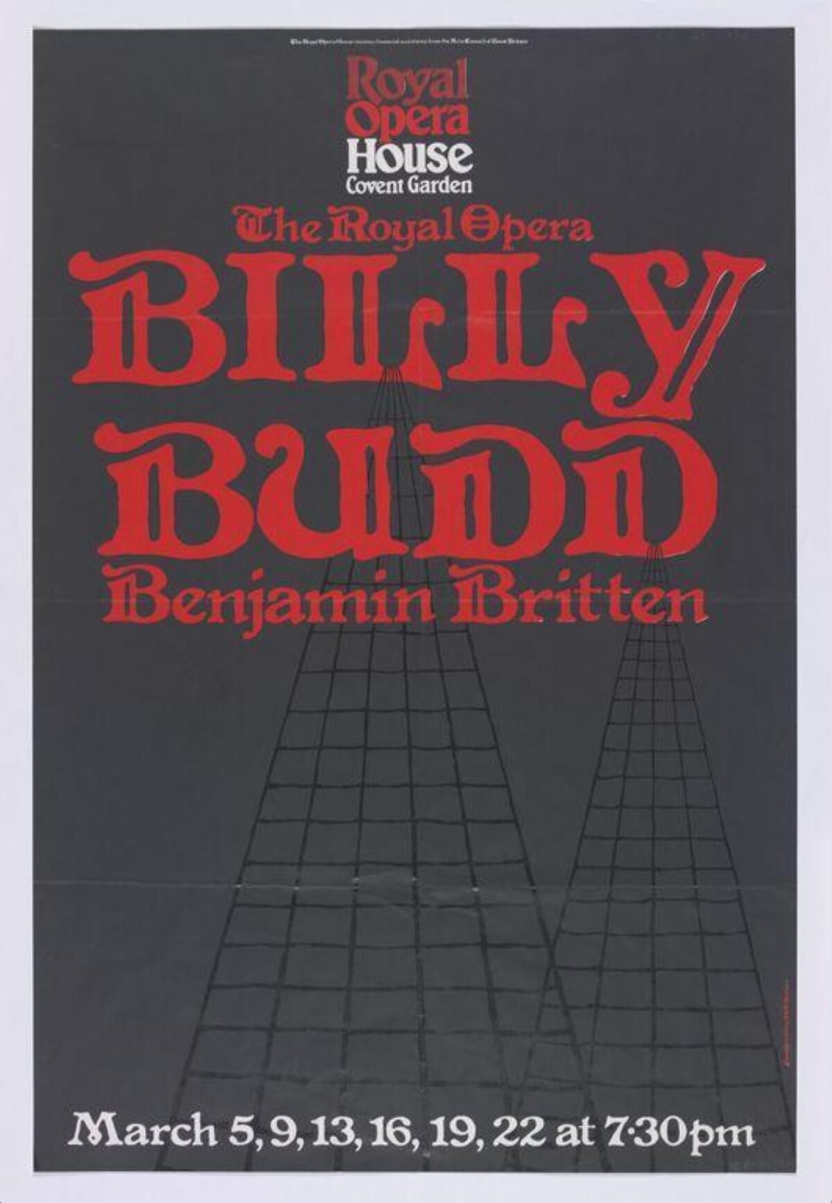 Billy Budd Opera Performance Poster