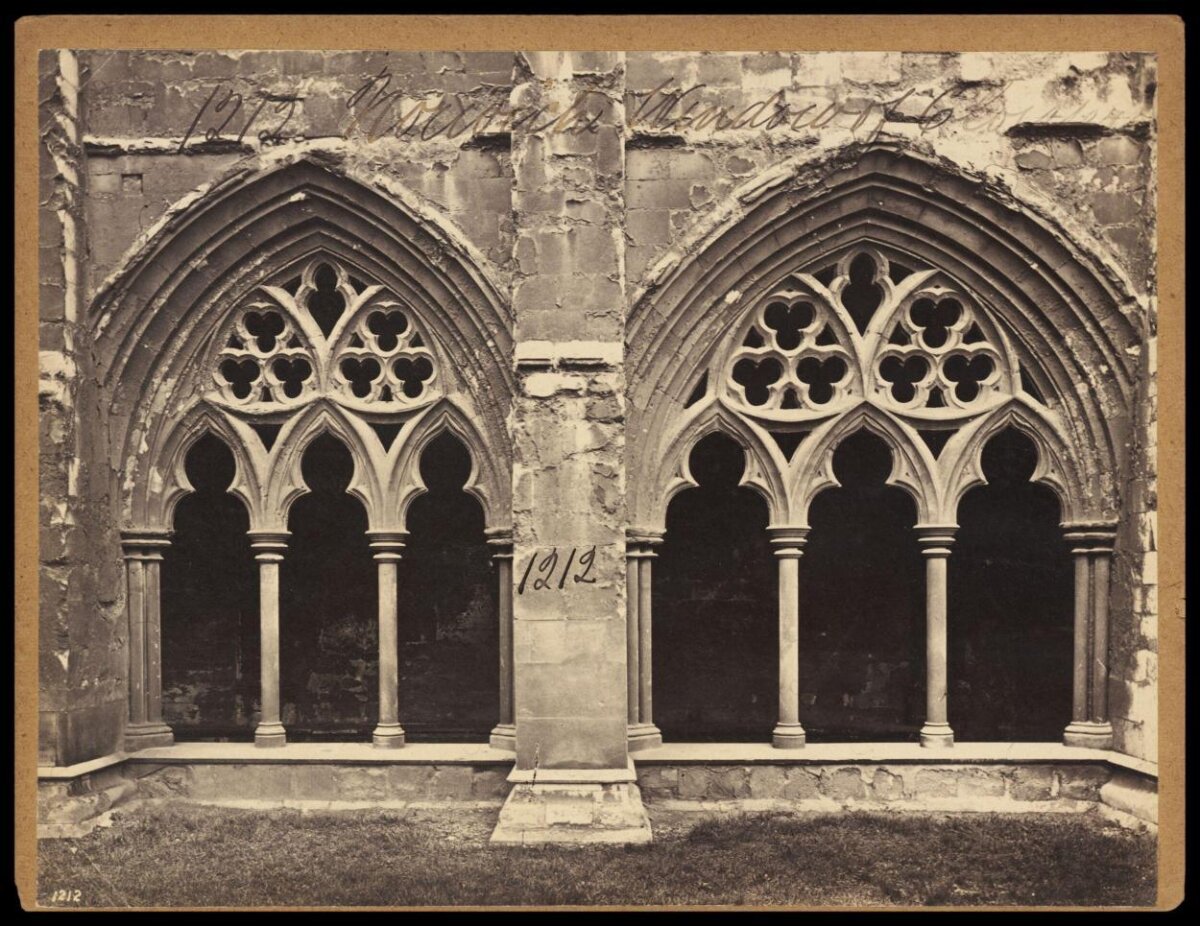 Gothic Cloister Arched Windows