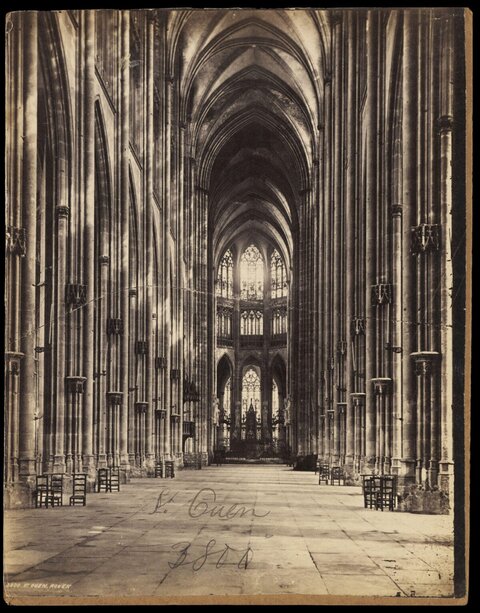 Interior of St Ouen, Rouen