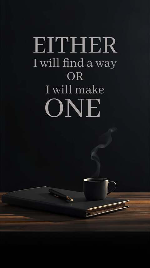 Either Find Or Make A Way Motivational Quote