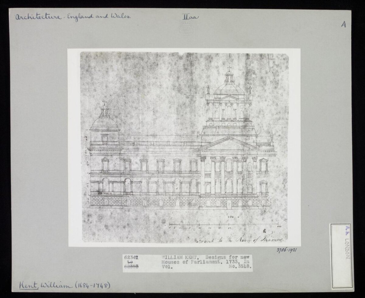 William Kent's Parliament Design Sketch