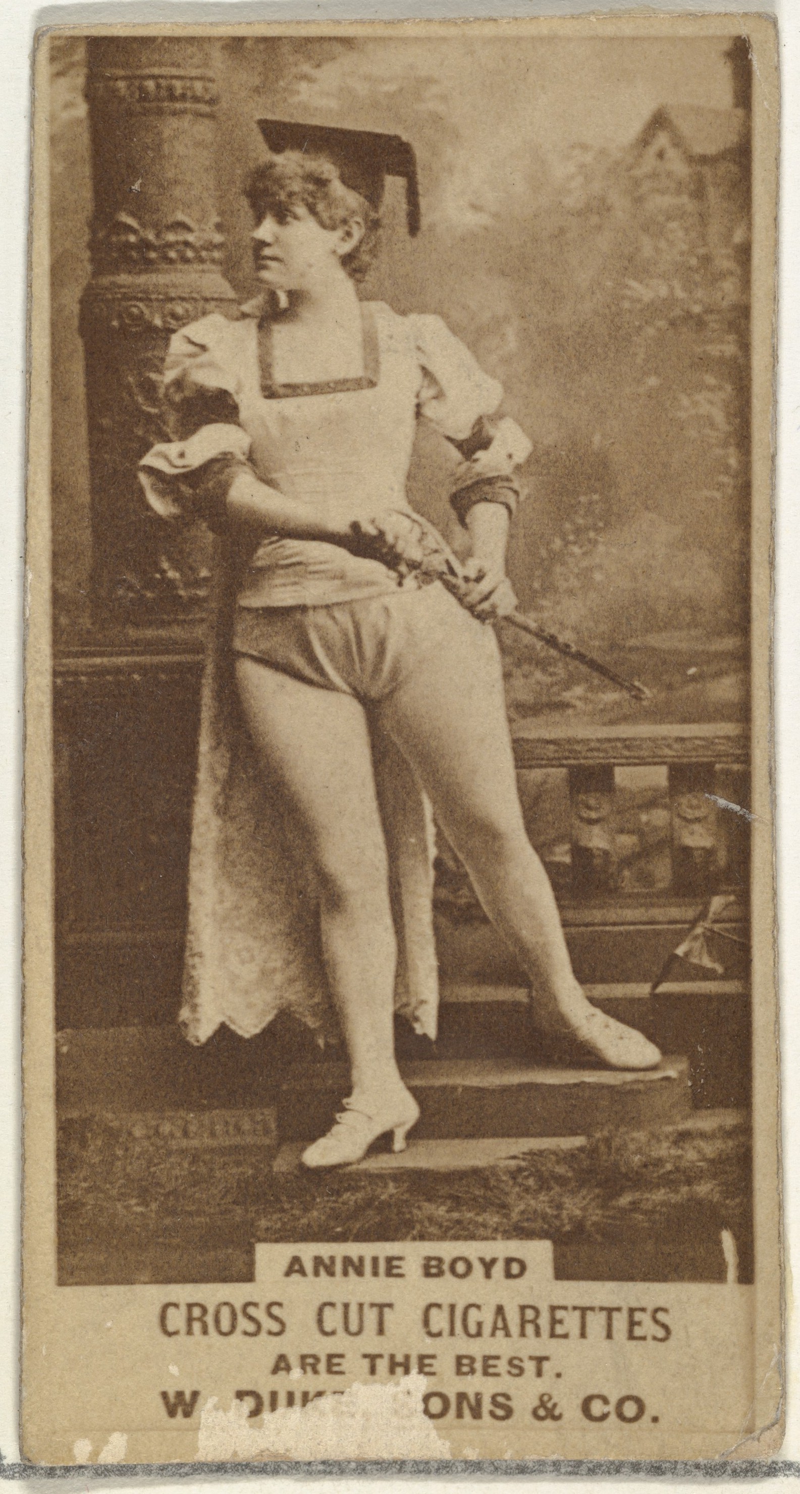 Vintage Cigarette Card of Annie Boyd