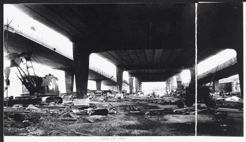 1994 Under-bridge Construction Site