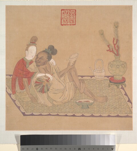 Ancient Chinese Drinking Scene Painting