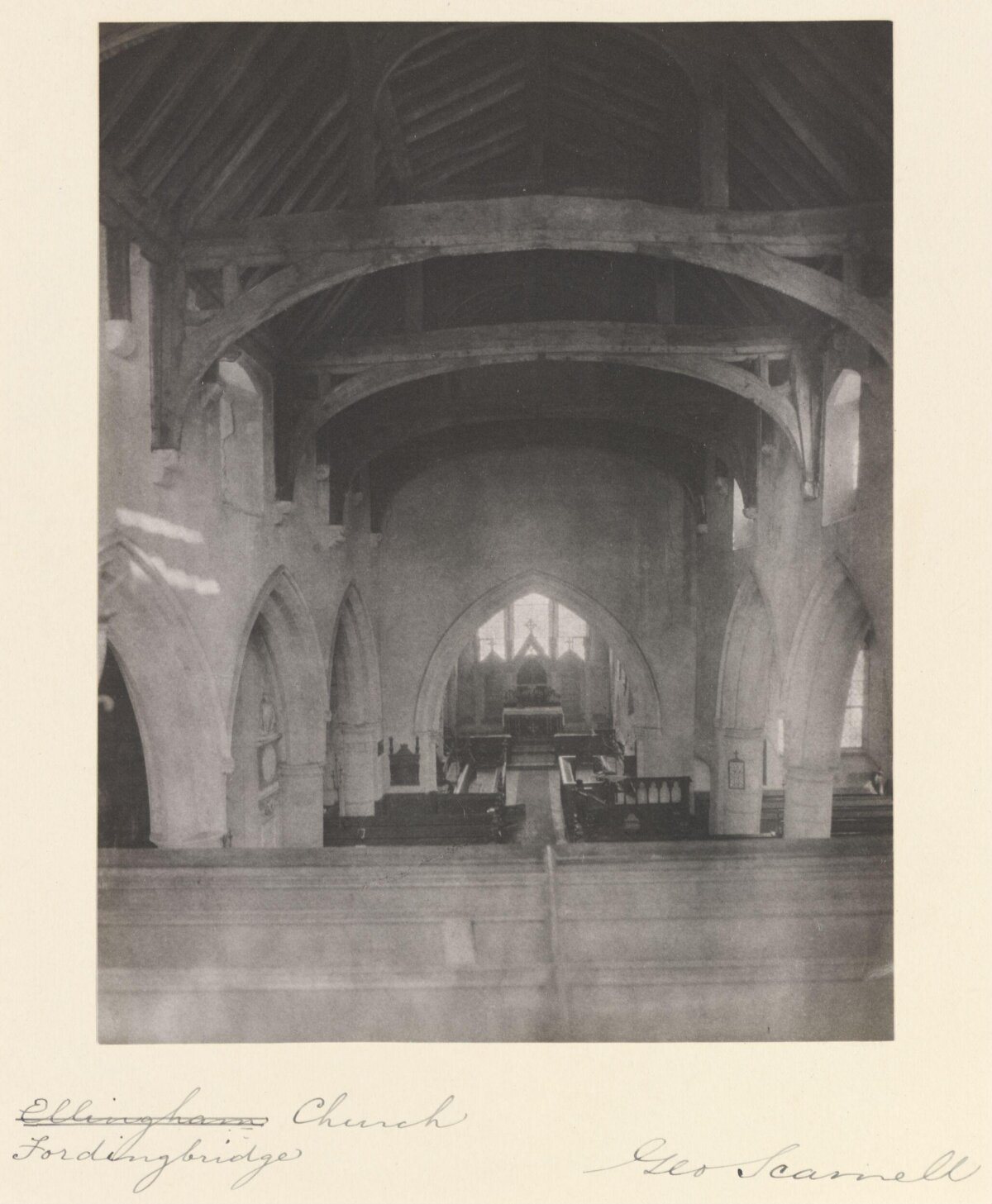 Ellingham Church Interior View