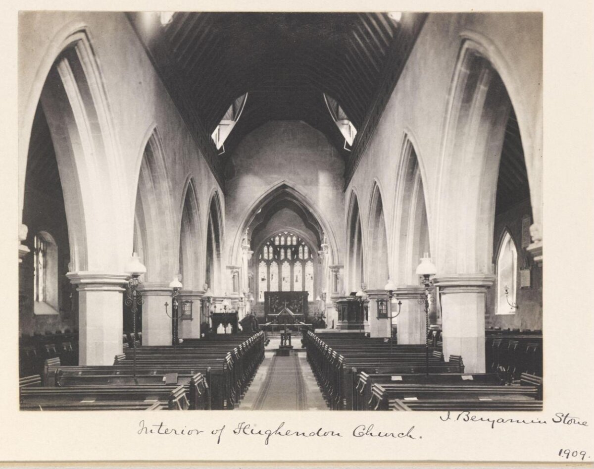 Interior of Hughendon Church