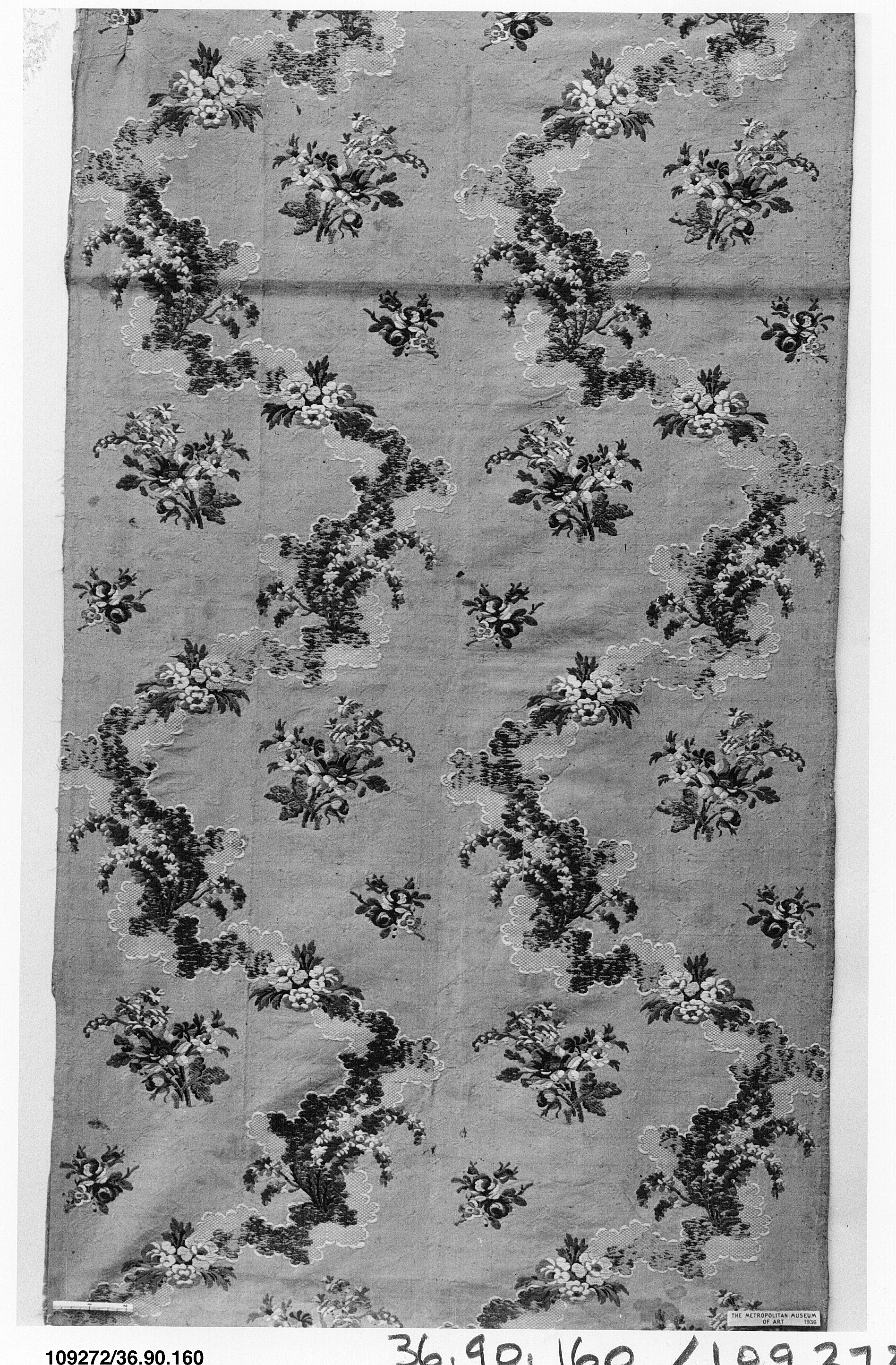 Vintage Floral Pattern Textile