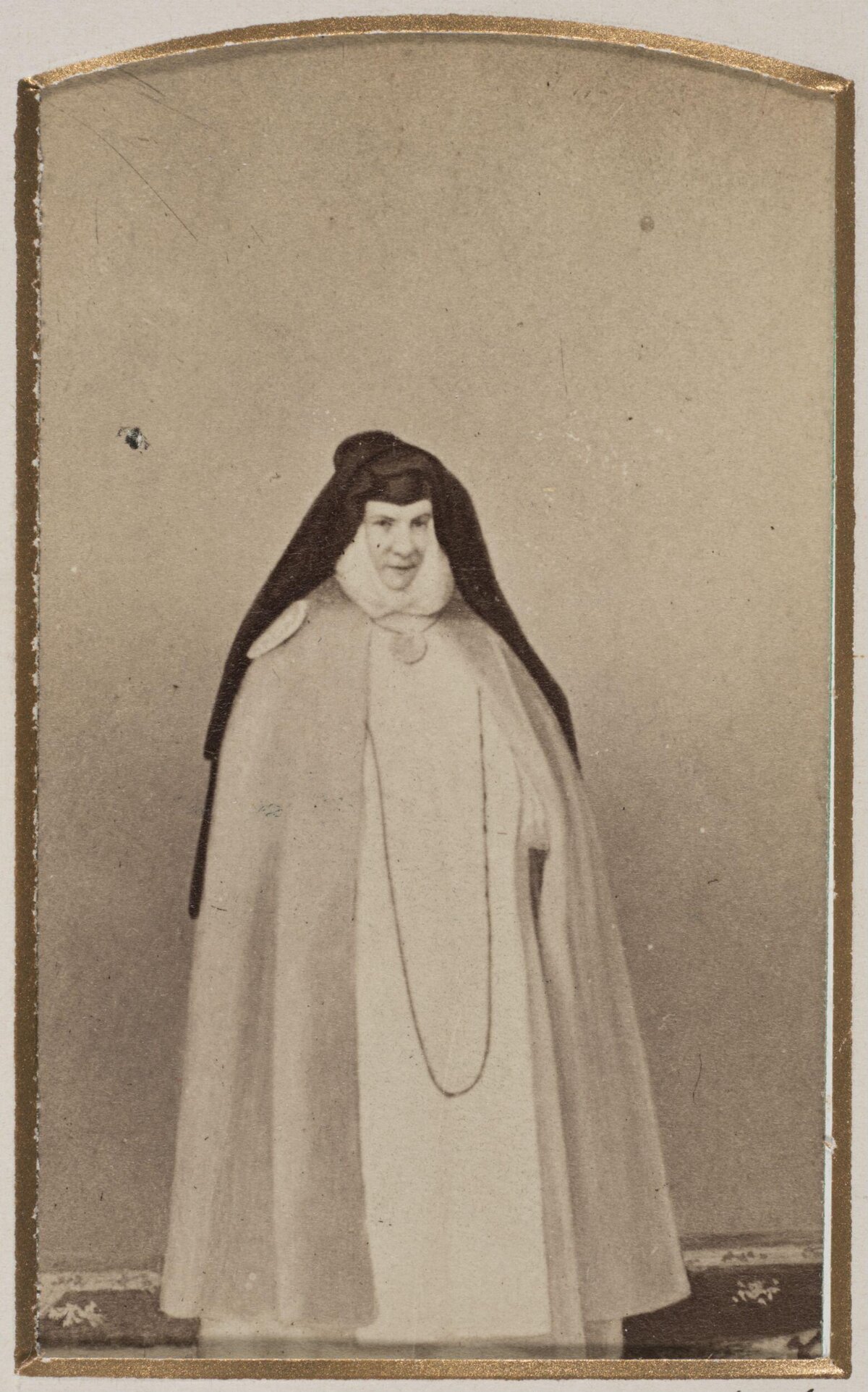 Vintage Portrait of Clergy in Robe