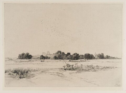 Rural Floodplain Landscape Etching