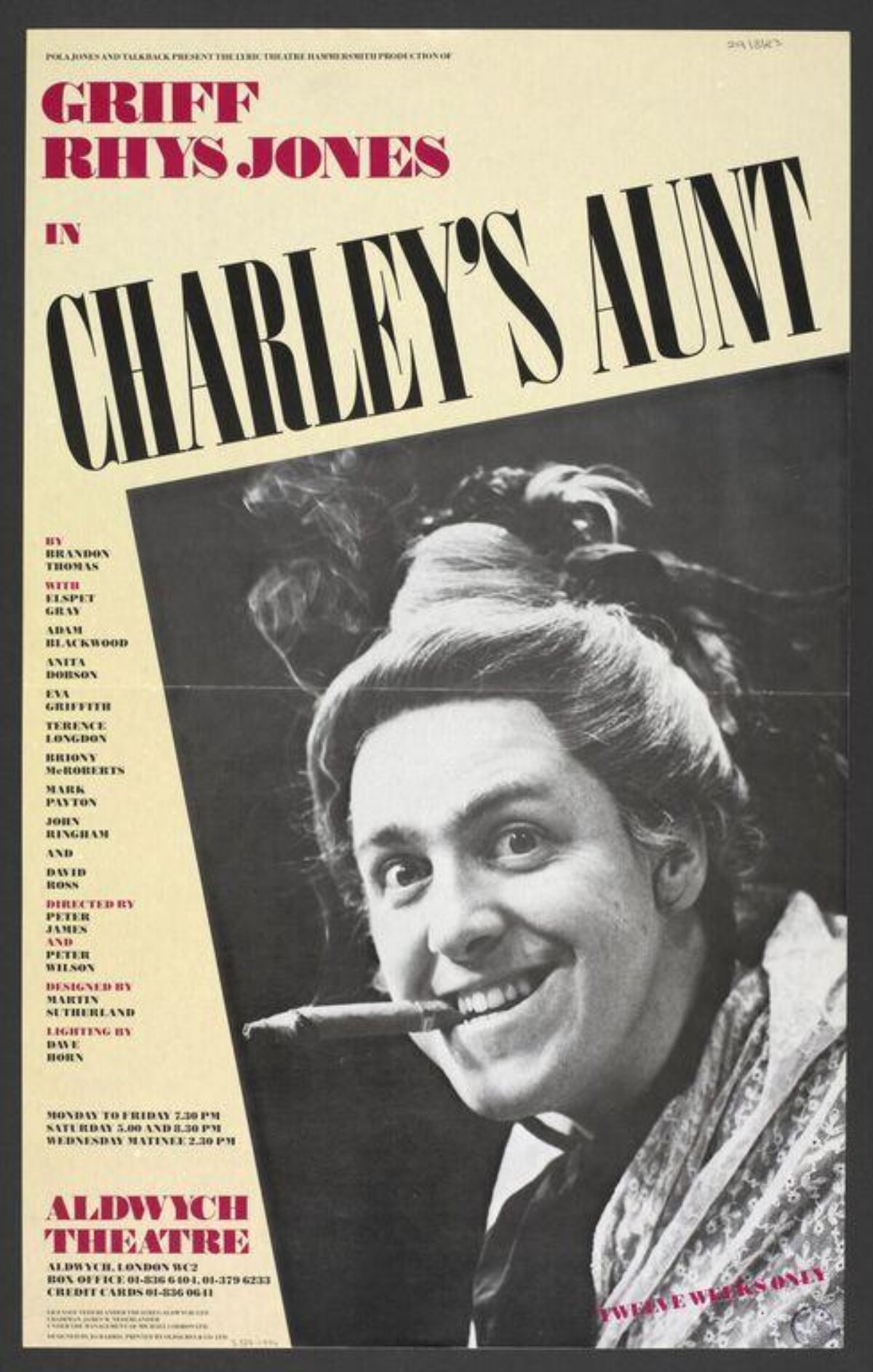 Charley's Aunt Theatre Poster