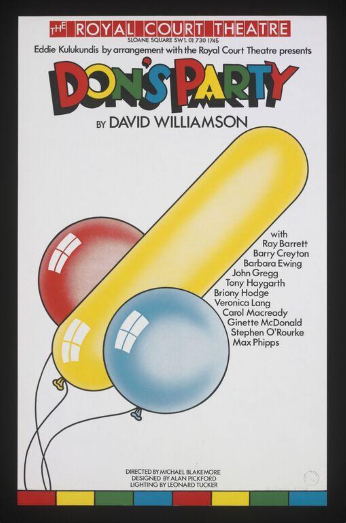 Don's Party Theatre Play Poster