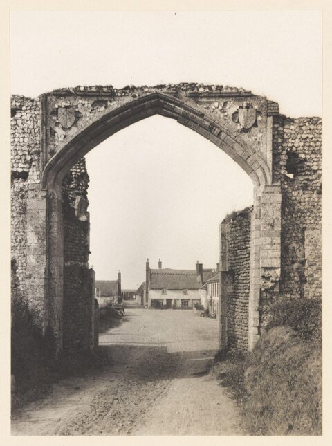 Ruined Stone Gate Entrance to Village