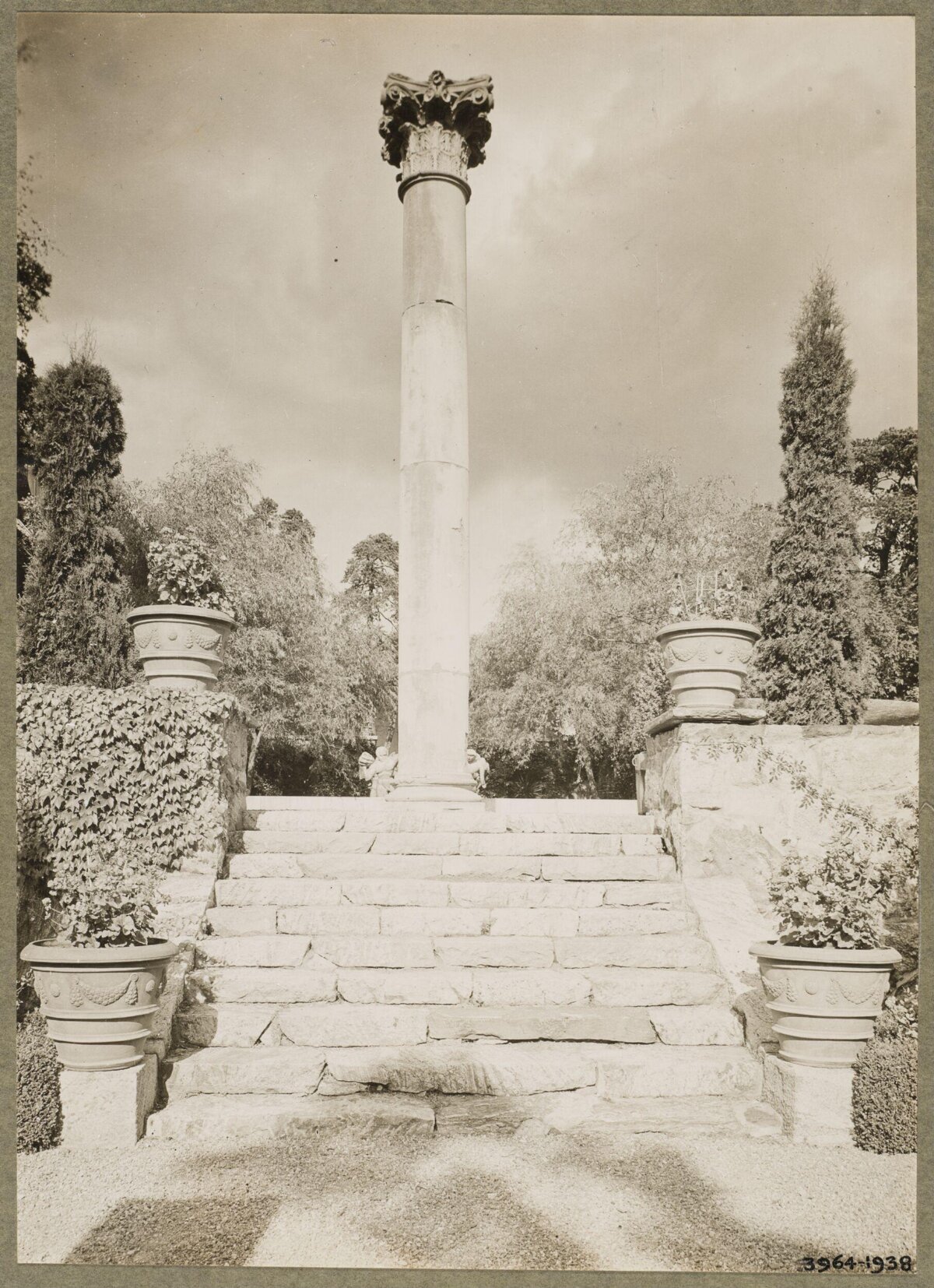 Classical Column at Garden Steps