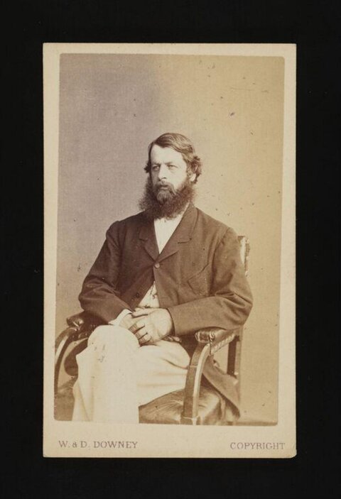 Victorian Portrait of a Seated Man