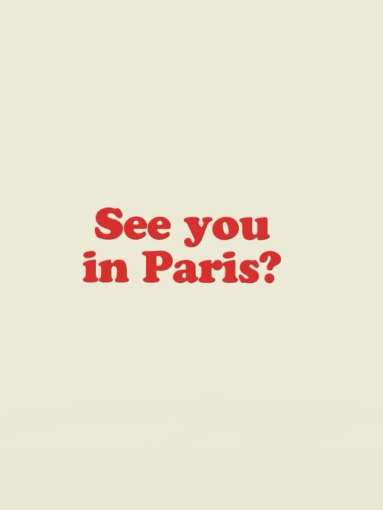 See You In Paris Graphic
